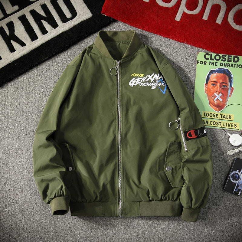 Trendy Unisex Streetwear Jacket - Flight & Work Style
