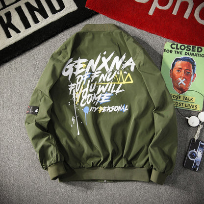 Trendy Unisex Streetwear Jacket - Flight & Work Style