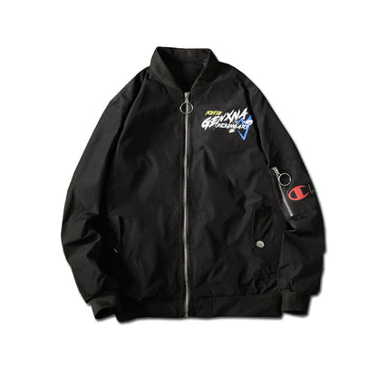 Trendy Unisex Streetwear Jacket - Flight & Work Style