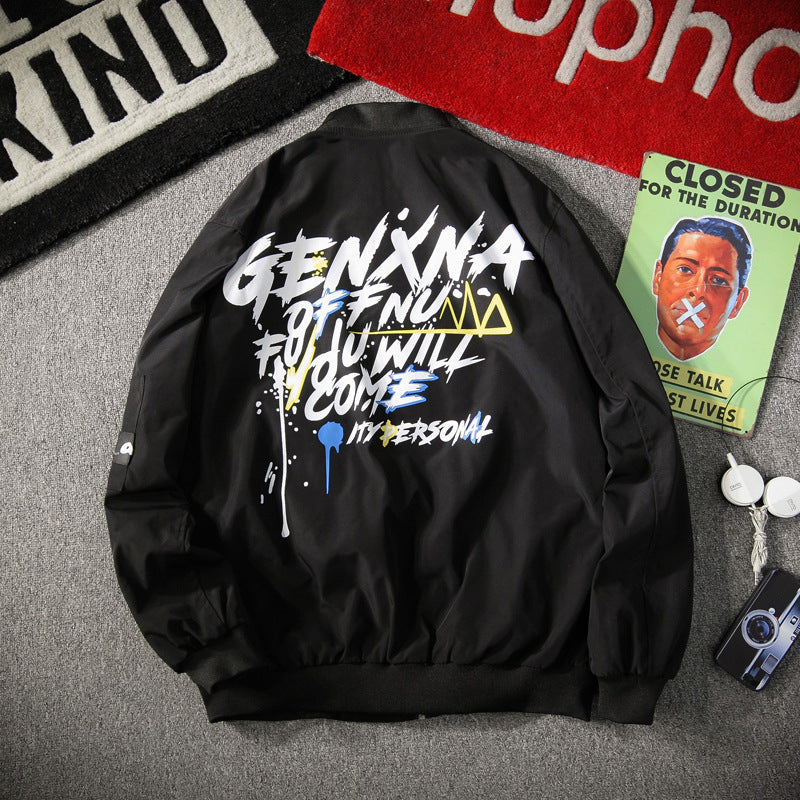 Trendy Unisex Streetwear Jacket - Flight & Work Style